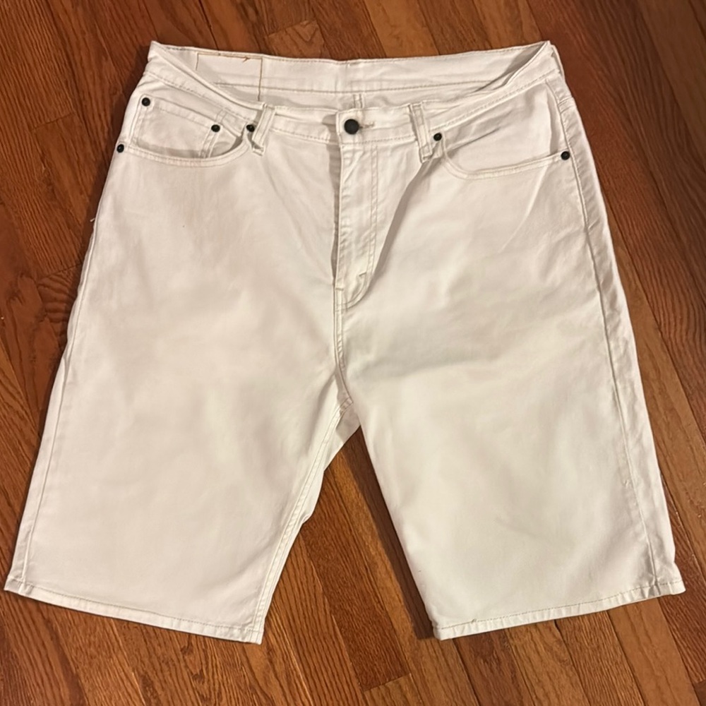 Levi's Men's Crisp White Jean Shorts